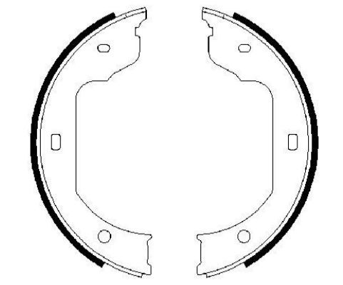 Bosch 0986487625 BMW барабанные, задняя ось