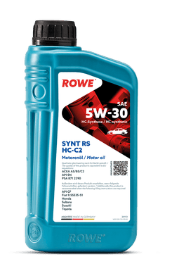 ROWE HIGHTEC SYNT RS HC-C2 5W-30 API SN/CF; ACEA A5/B5, C2 синтетическое 1 л 20113-0010-99
