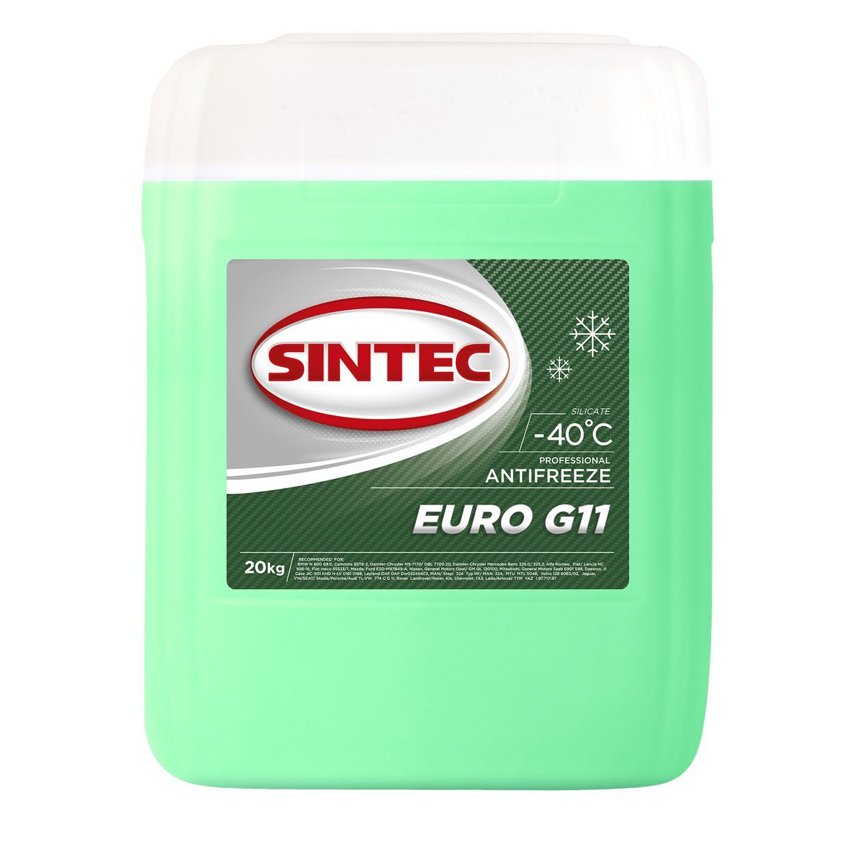 Sintec EURO G11 (-40) зеленый, 20кг